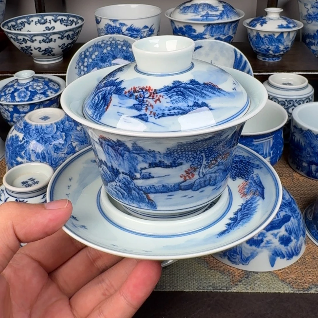现代手工手绘茶器微瑕福利