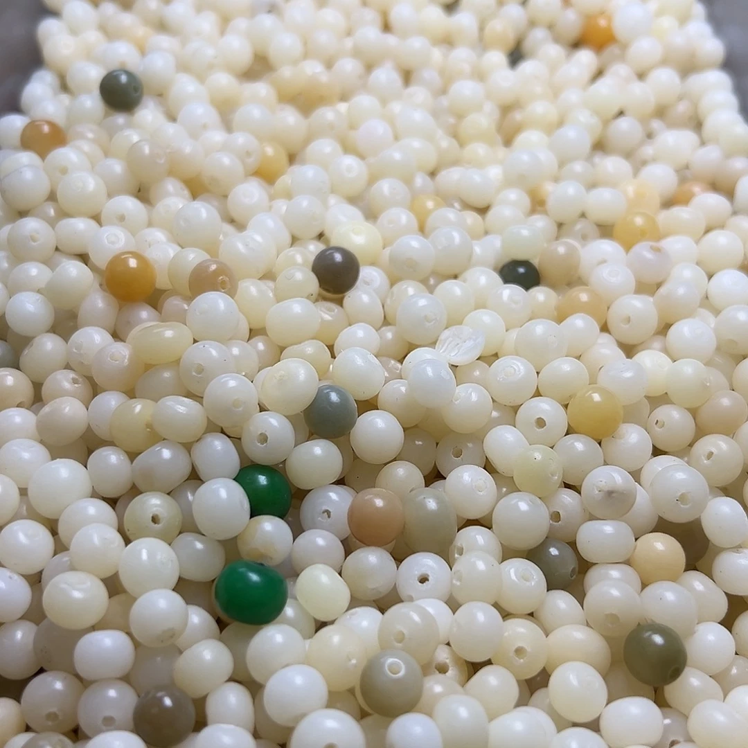 白玉菩提吊坠微瑕小混300颗卡牌➕200颗