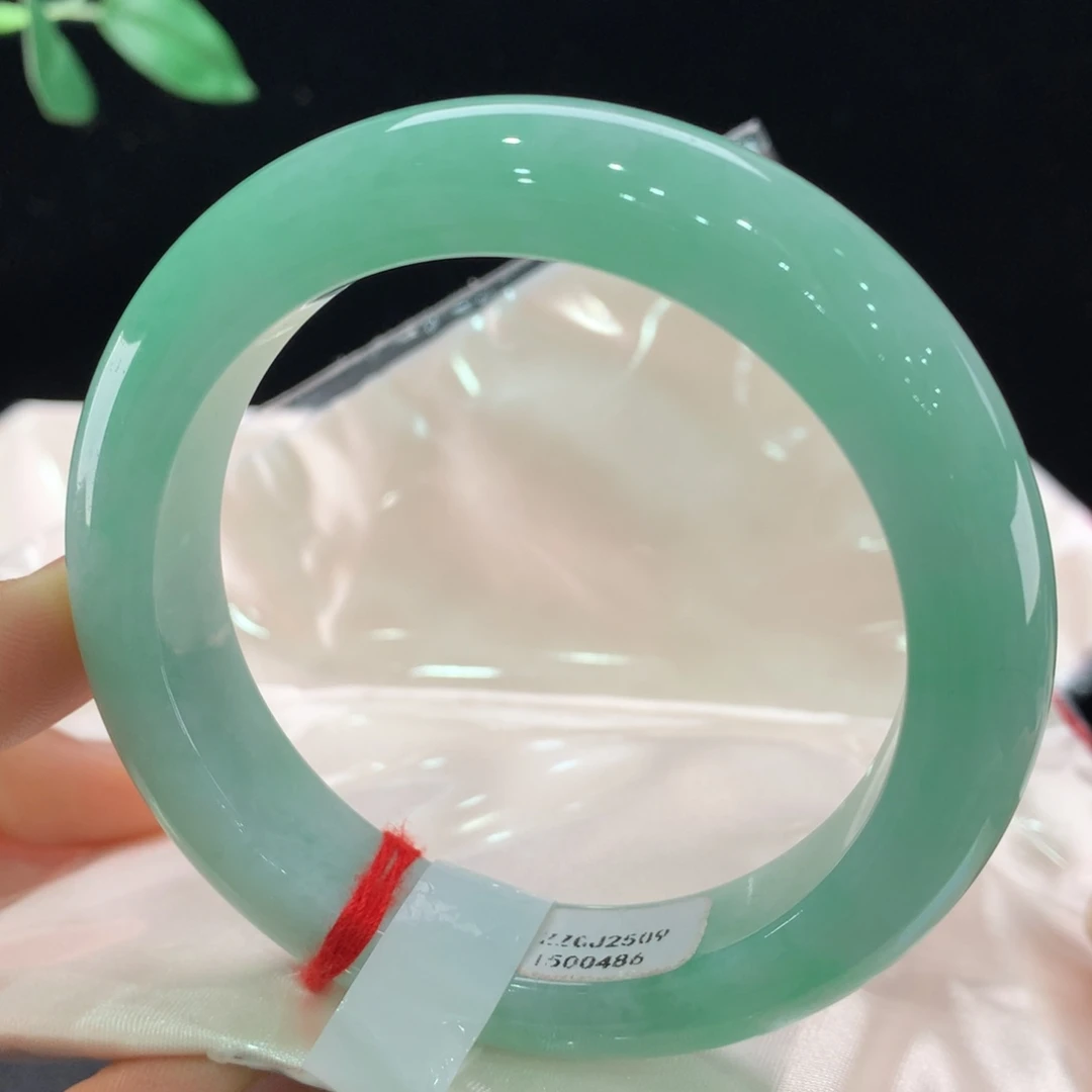 翡翠未镶嵌手镯0486
