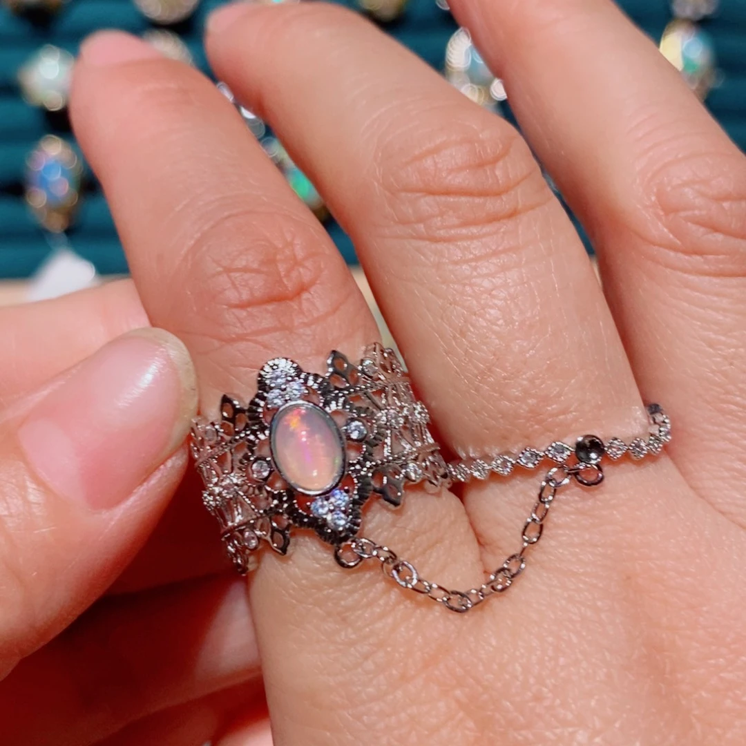 欧泊欧泊戒指合金