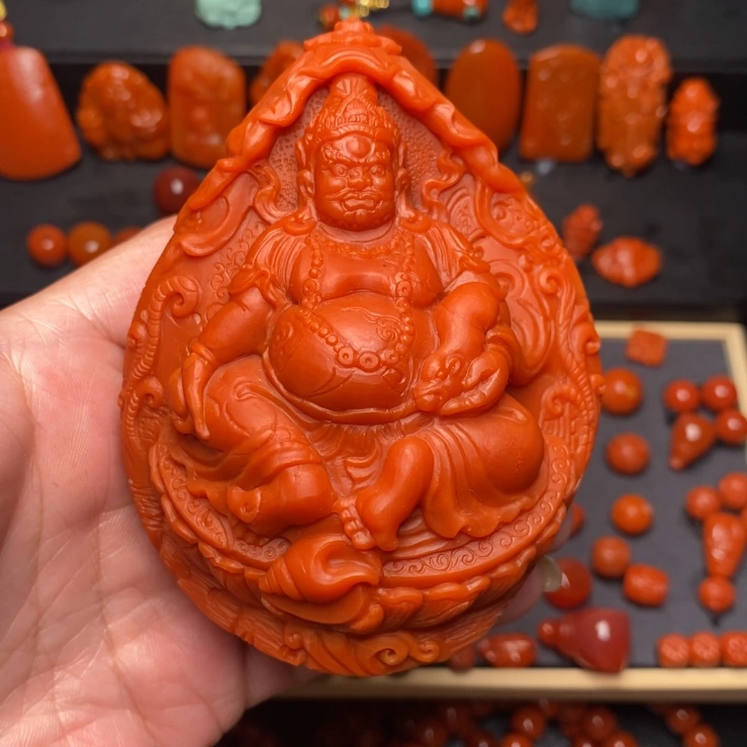 南红玛瑙大摆件未镶嵌