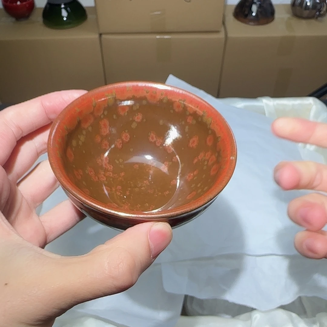 茶盏微瑕建盏，介意勿拍