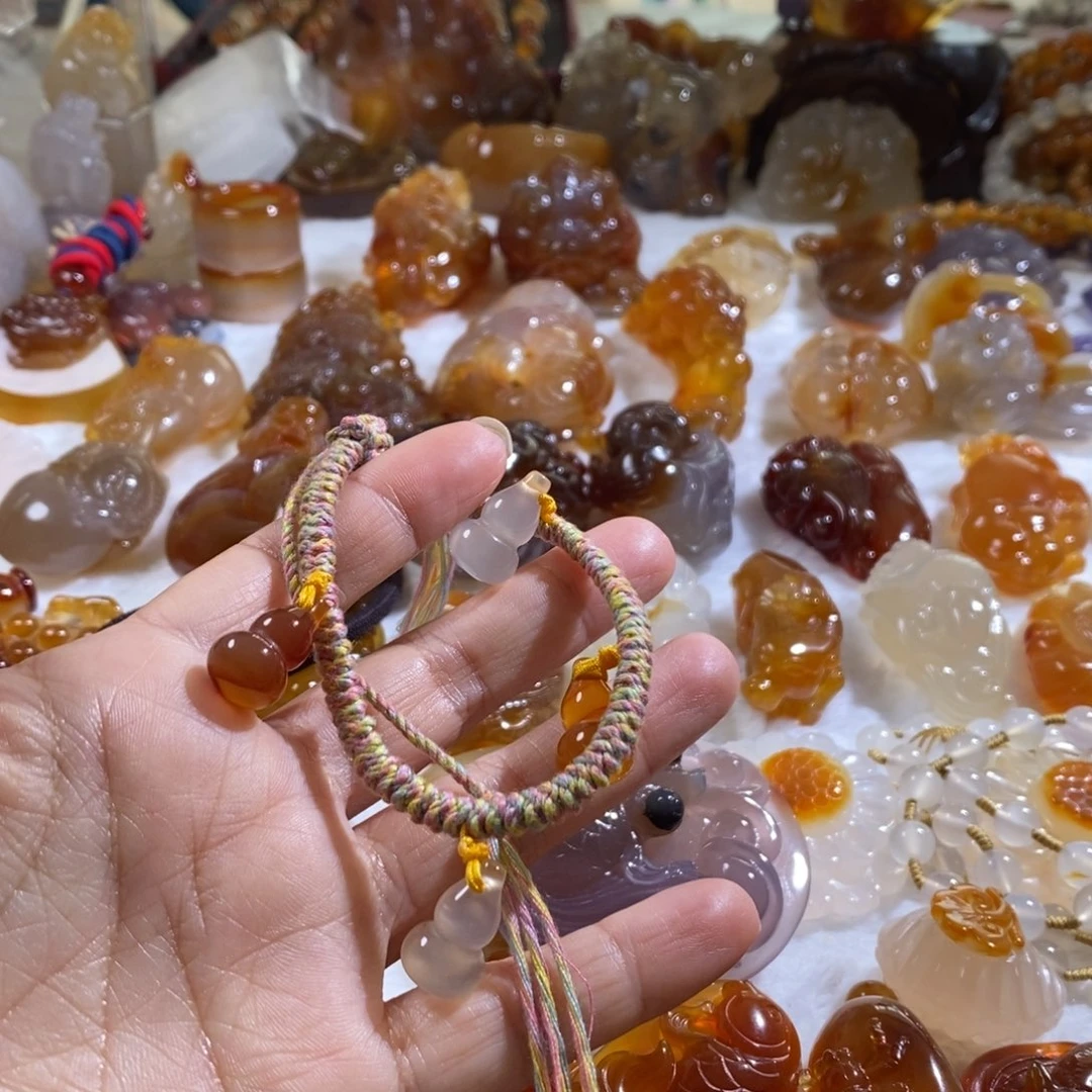 玛瑙/玉髓未镶嵌玛瑙手链