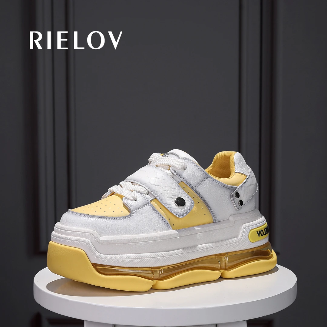 丽丽 RIELOV增高7cm时尚潮流百搭女士休闲鞋22616-1