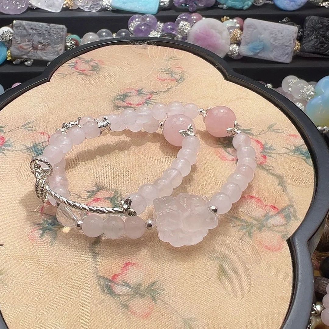 水晶未镶嵌手链水晶手链