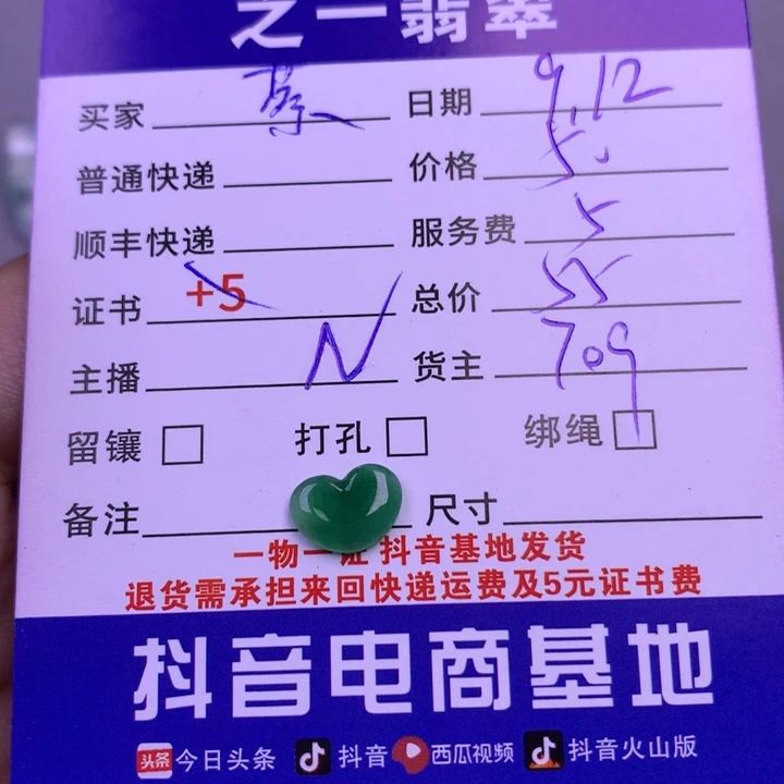 颈饰未镶嵌翡翠蔡****-