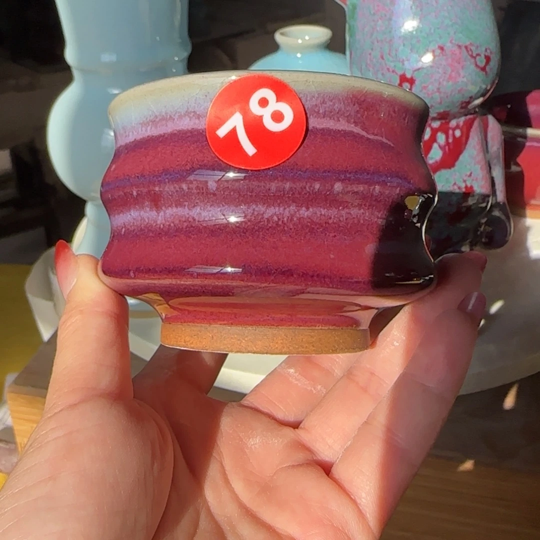 摆件瓷郑家钧窑摆件