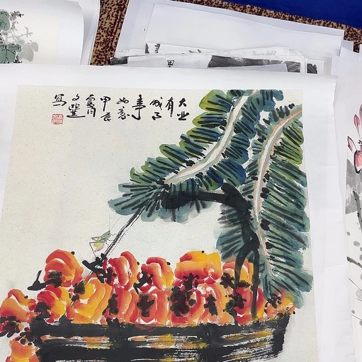 国画无**刚高文选老师作品222222