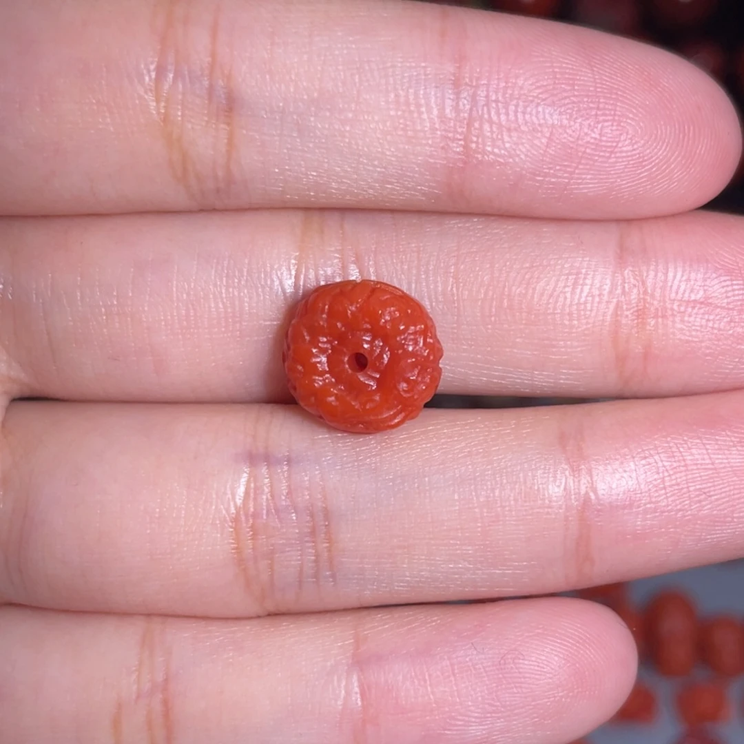 南红玛瑙未镶嵌龙扣11mm+