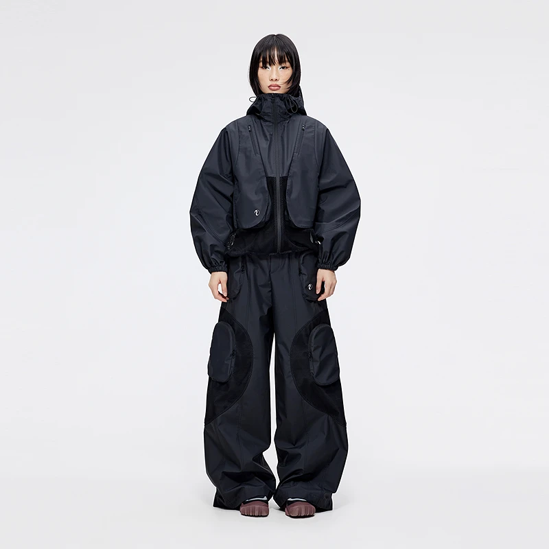 UPON PRO沉寂曙光网眼涉水薄款连帽外套U1DE11908