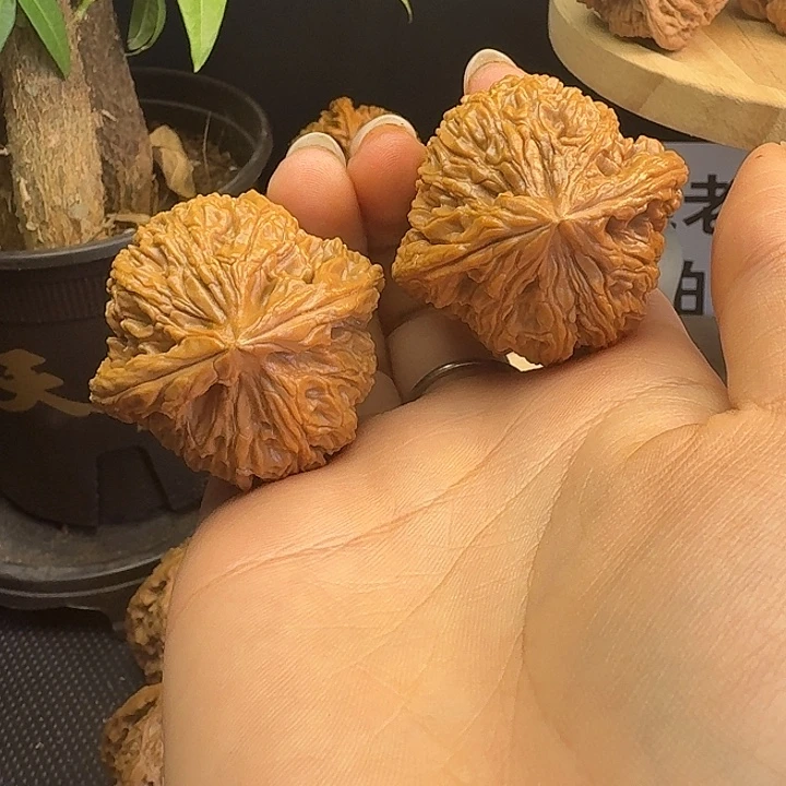 吊坠文玩核桃丑将打底