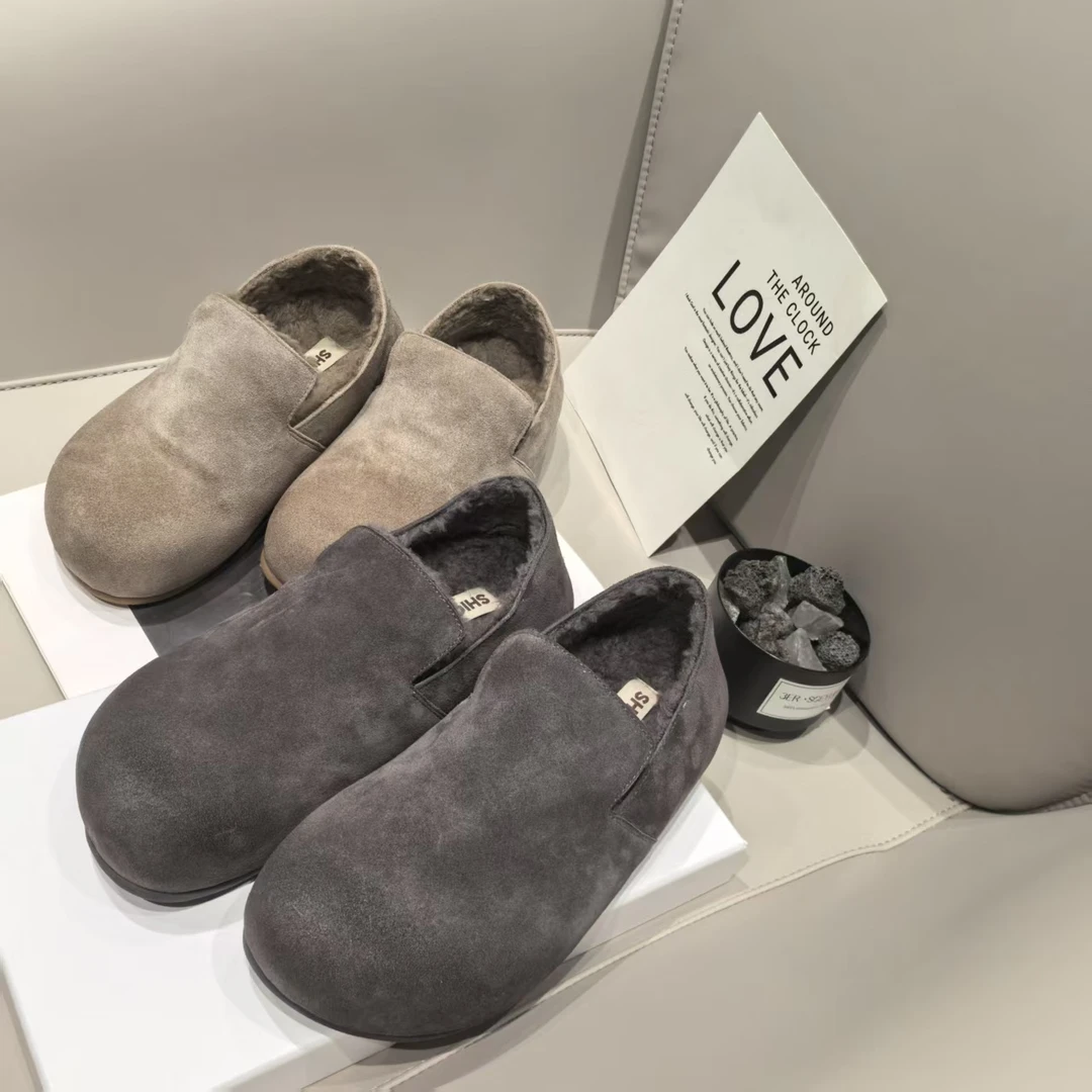 WK冬季加绒保暖勃肯鞋棉鞋