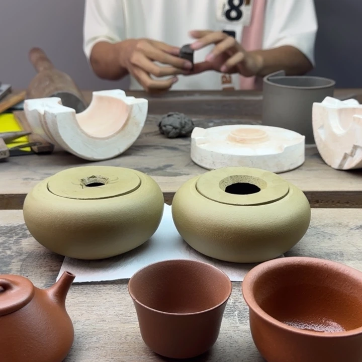 茶壶紫砂天**淡朱泥主人杯