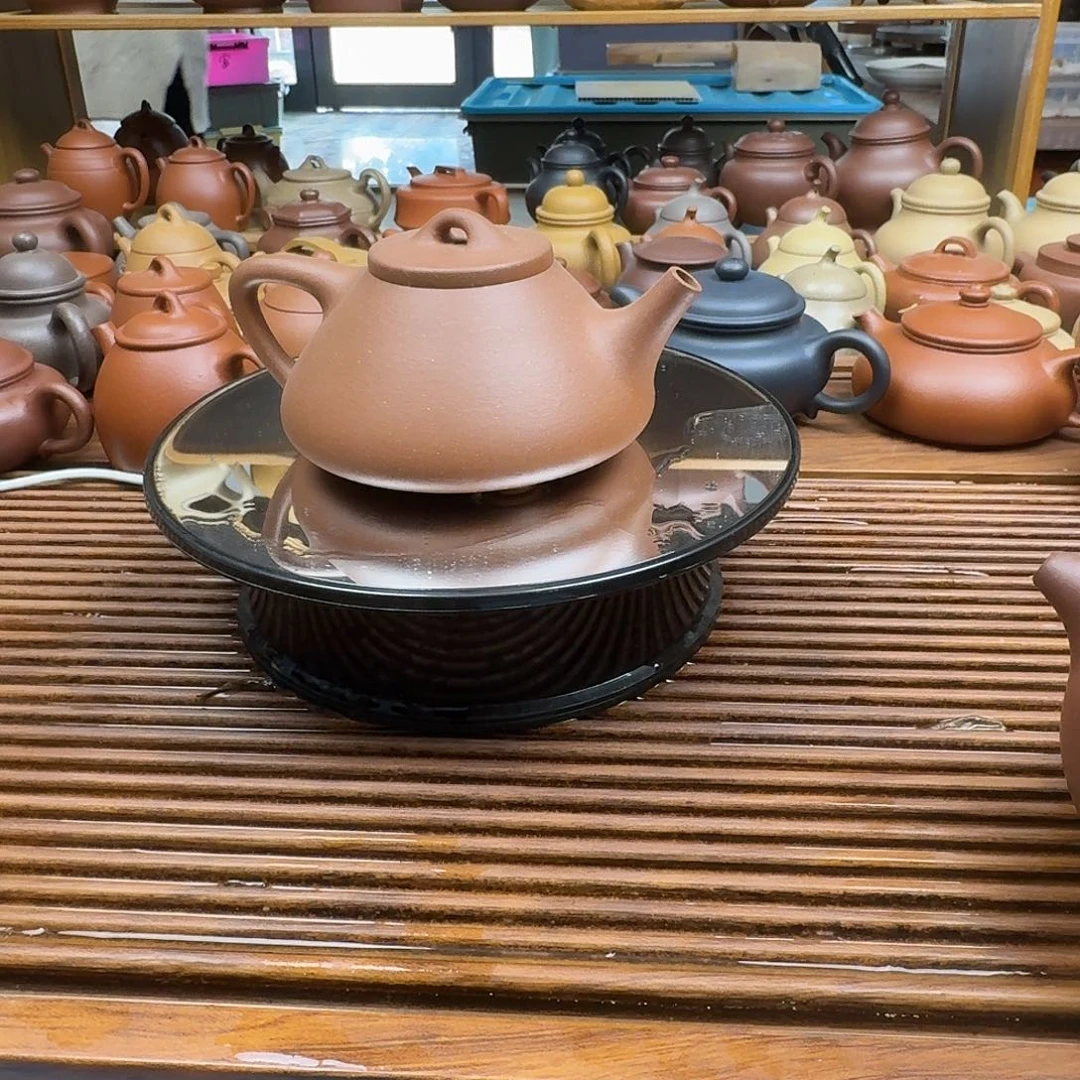 紫砂茶壶半手工制作