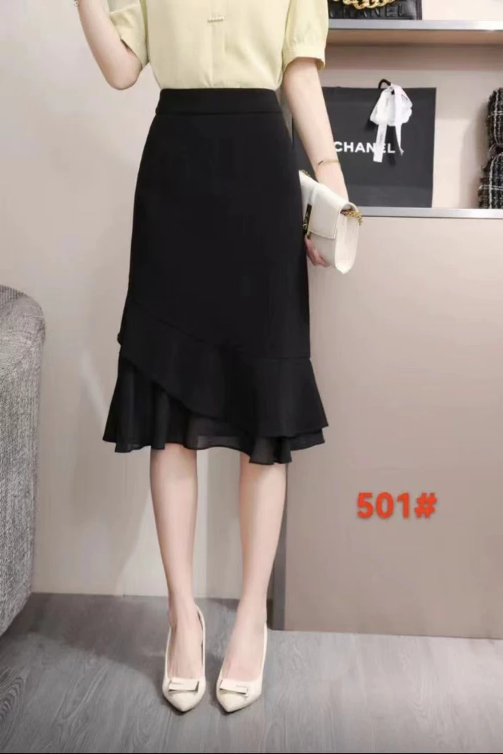 2025新款时尚气质高腰百搭洋气显瘦半身裙（181）