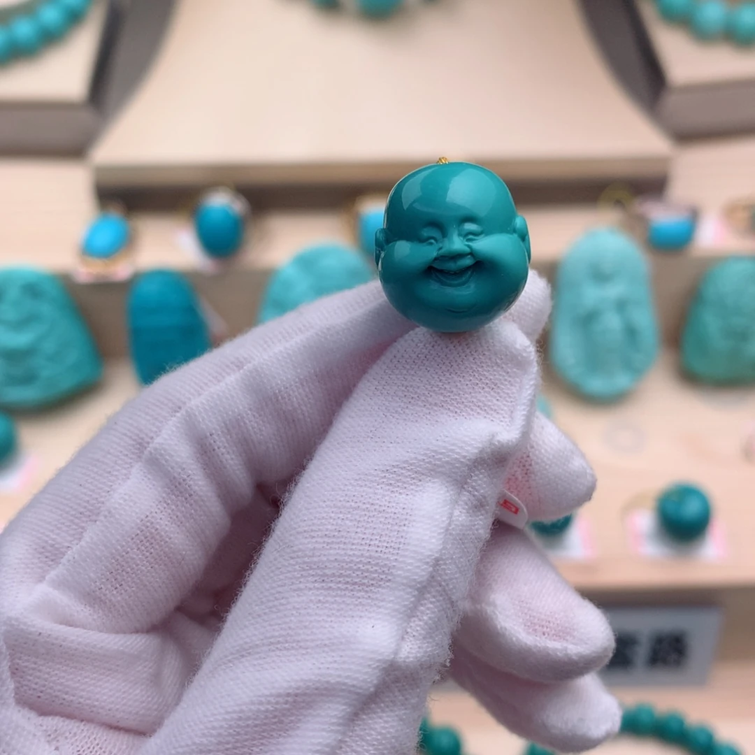 绿松石珠宝奇石未镶嵌