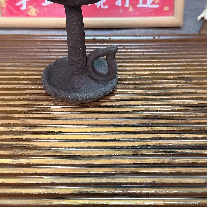 纯手工制作粗陶茶具