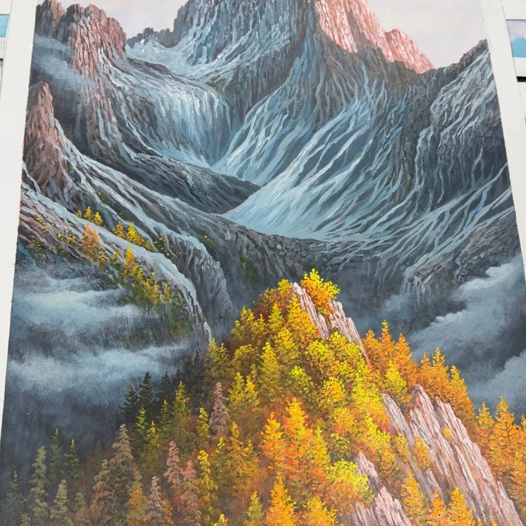 油画我的小伙伴都在等