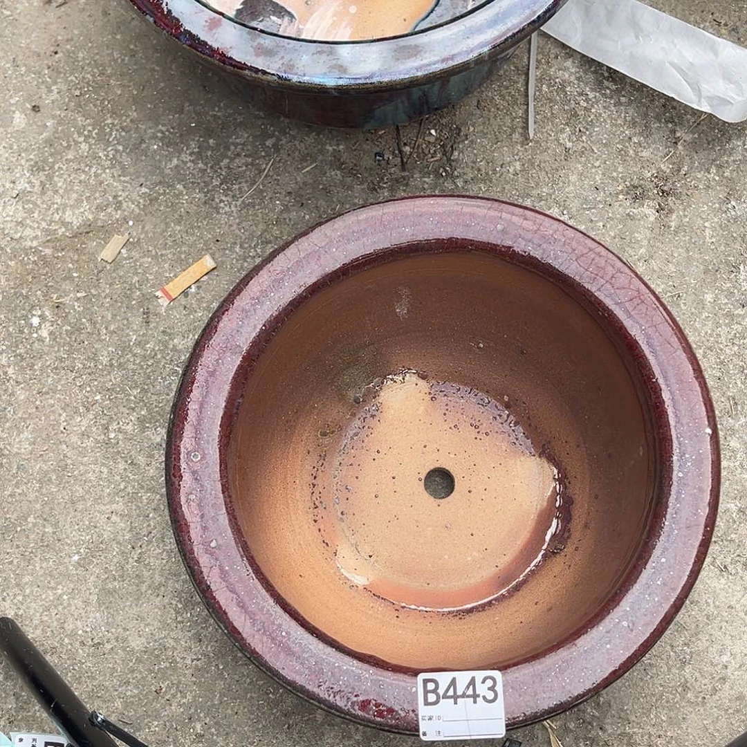 为***队紫砂花盆443瑕疵品