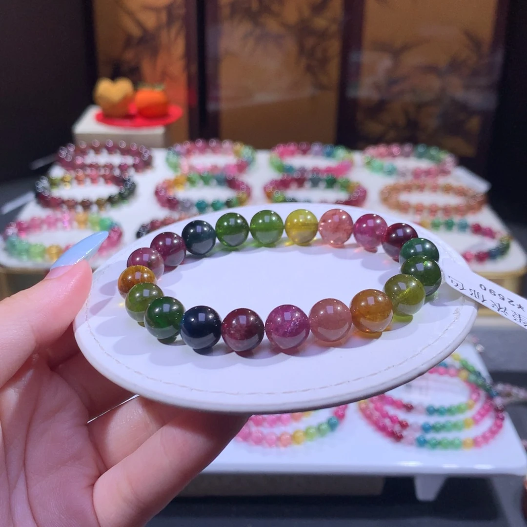 未镶嵌手链碧玺碧玺