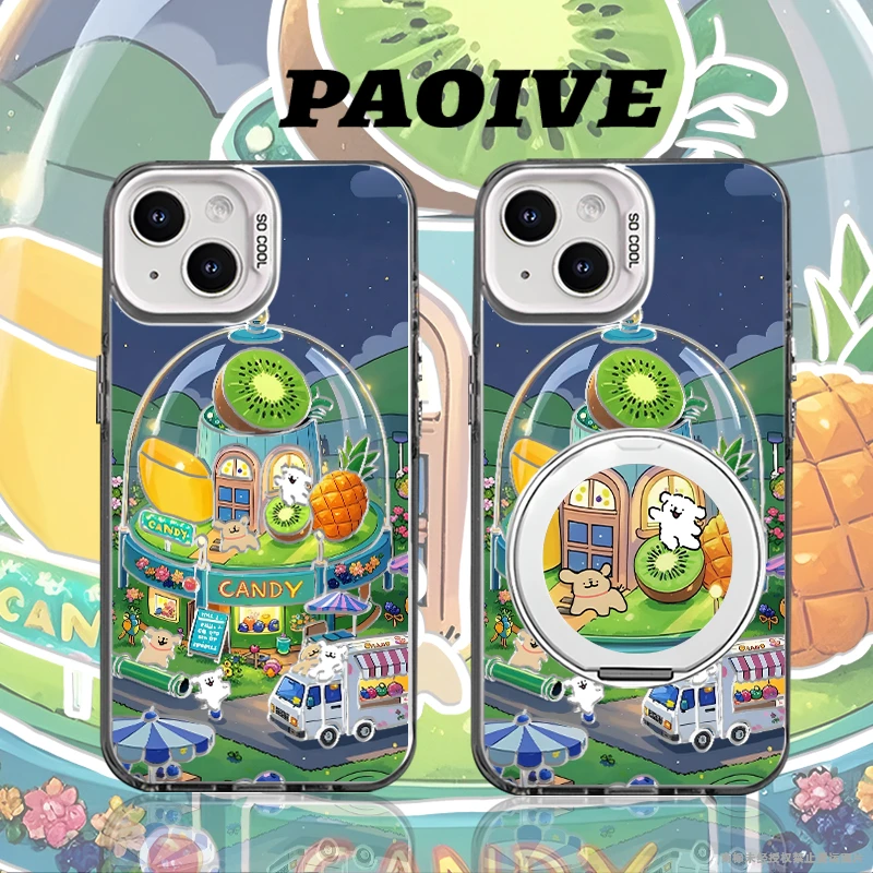 适用苹果华为vivo一加iPhone14小米三星线条小狗防摔彩银手机壳