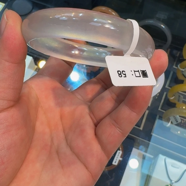 其***水合金手镯石英质玉（金丝玉）58