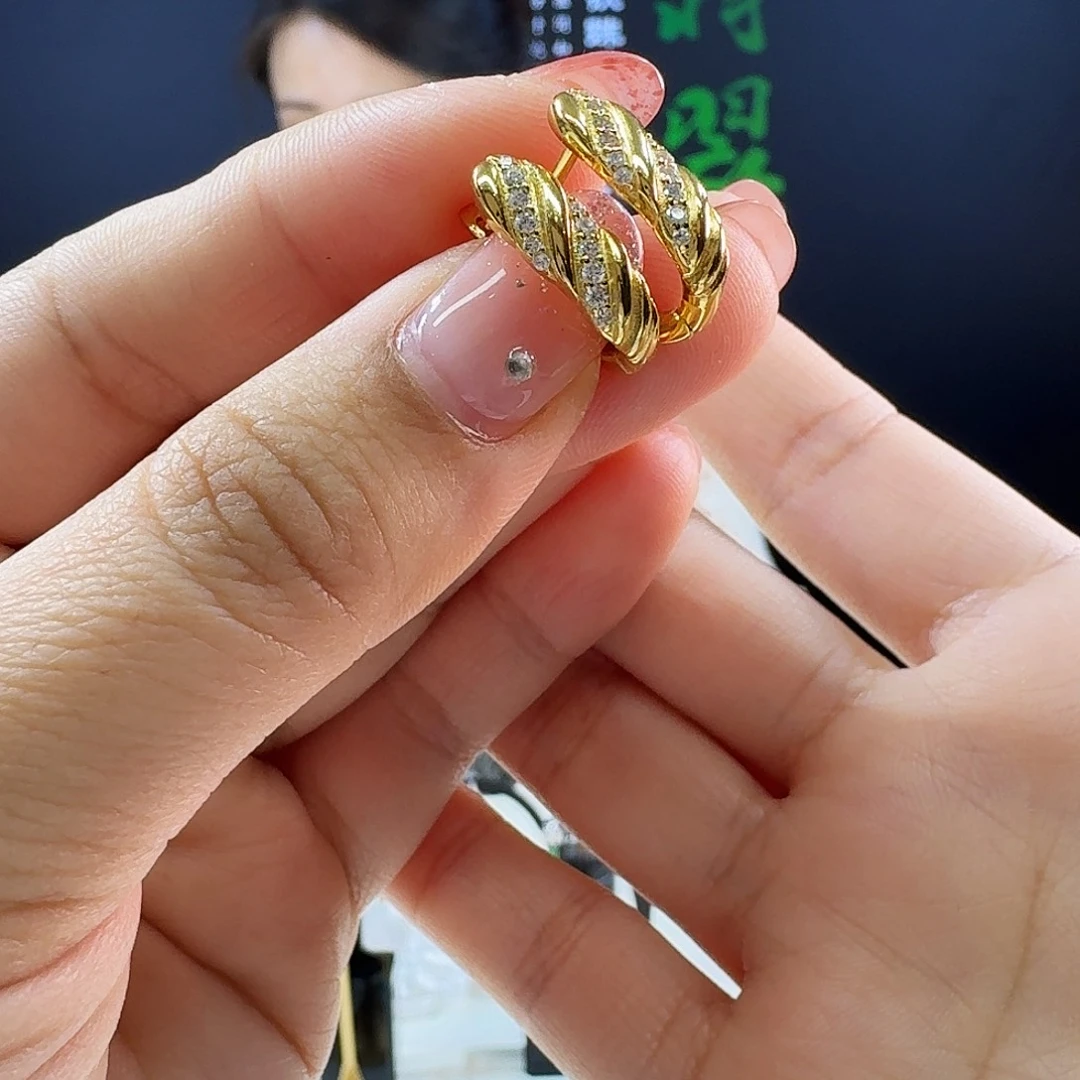 翡翠耳饰银S925镶嵌没有翡翠发925耳包