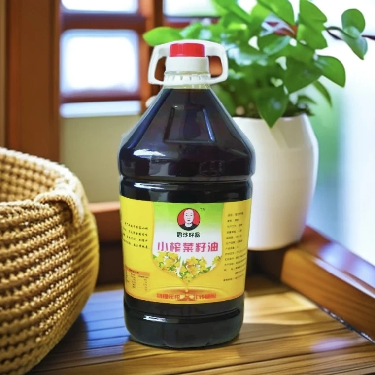 冒沙籽晶2.5L（4.6斤农家小榨菜籽油炒菜营养浓香纯正自然压榨产品