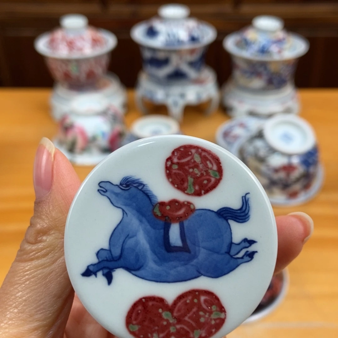 手绘现代茶具非古董