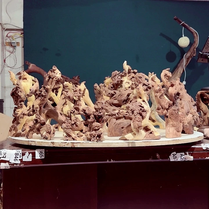 黑果木954金丝红木羊蹄甲半成品到手20件