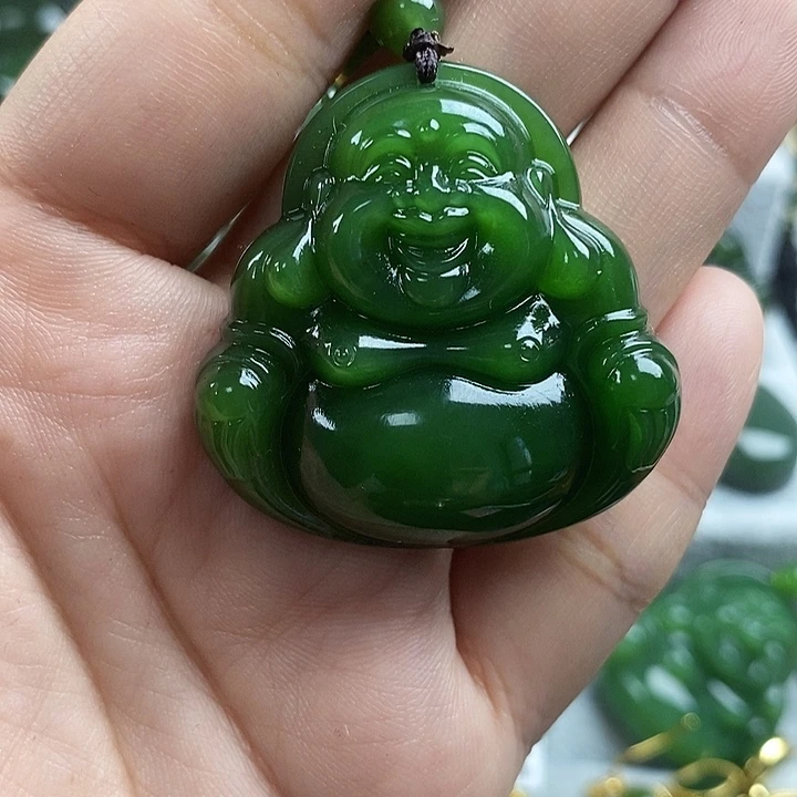 和田玉（碧玉）未镶嵌项链40