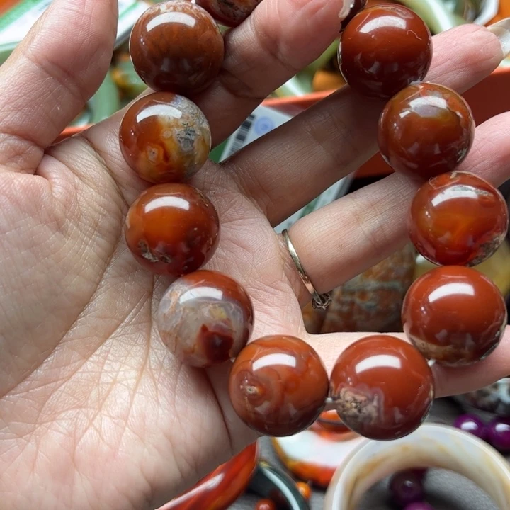 玛瑙/玉髓手链未镶嵌