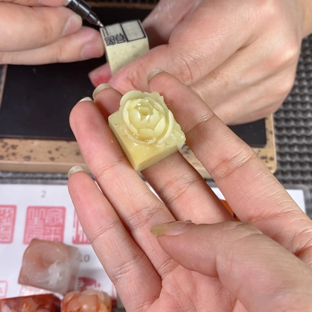 青田石·****✨成品正章书法用品