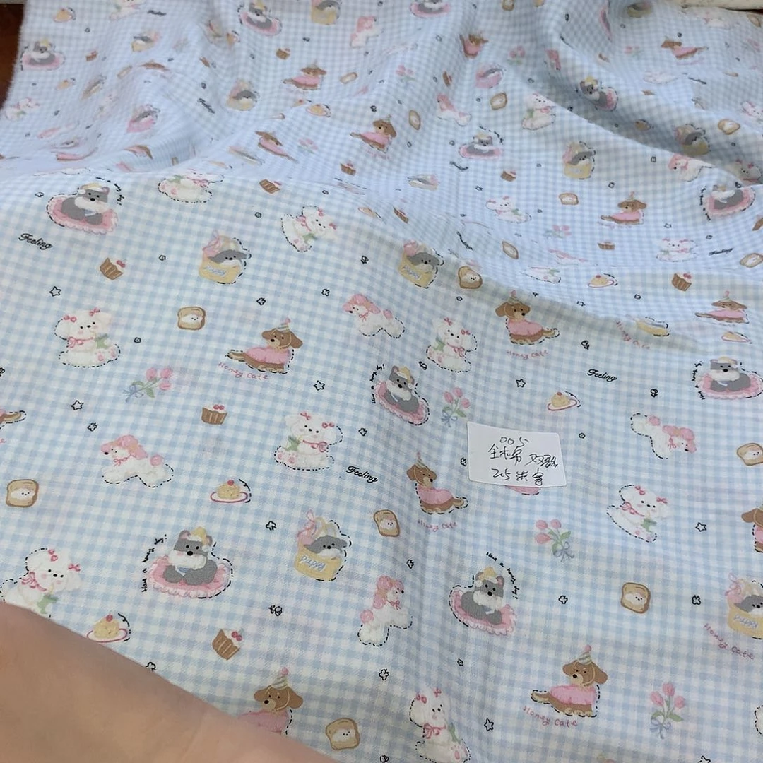 棉005全棉双层纱2.5米宽