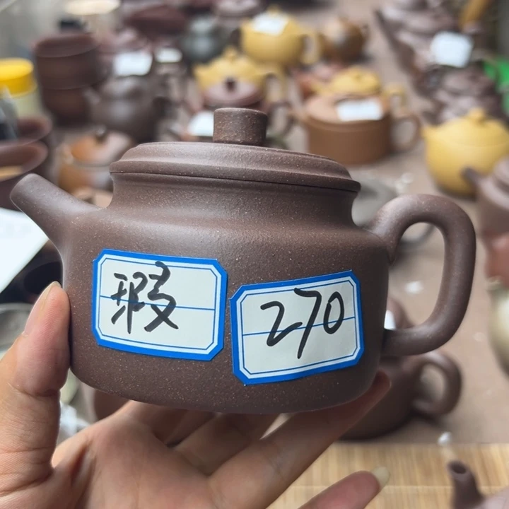 茶壶紫砂紫泥瑕疵270