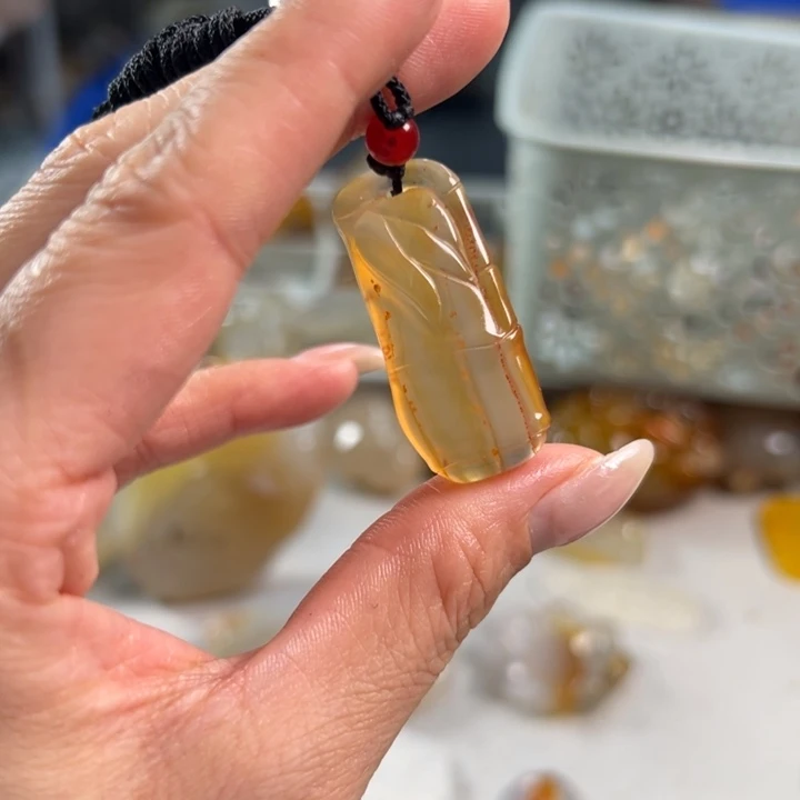 玛瑙/玉髓吊坠(不含链)未镶嵌