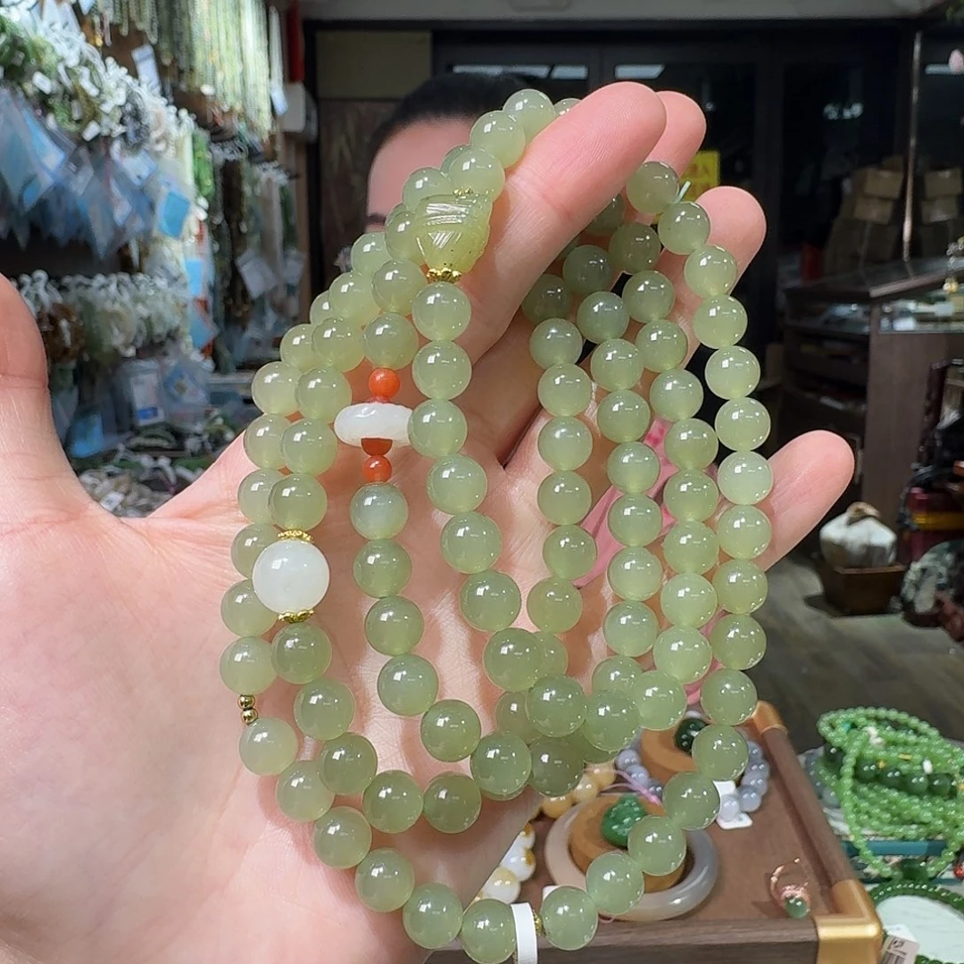 和田玉未镶嵌手链