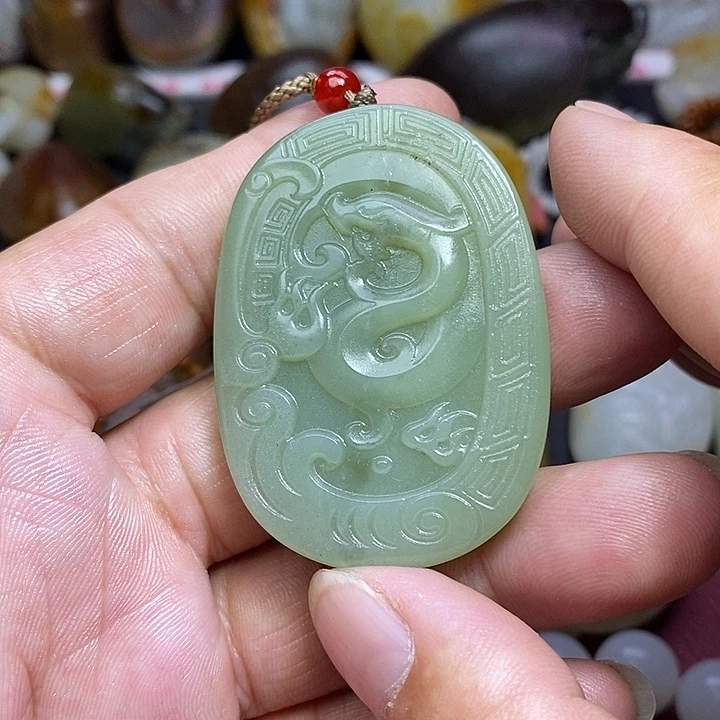 和田玉吊坠(不含链)未镶嵌