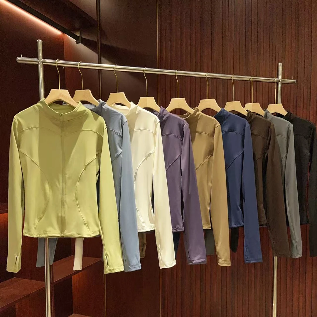 【双双外贸】L/U家修身款显瘦蜜桃瑜伽女士上衣外套N17-MTWT01