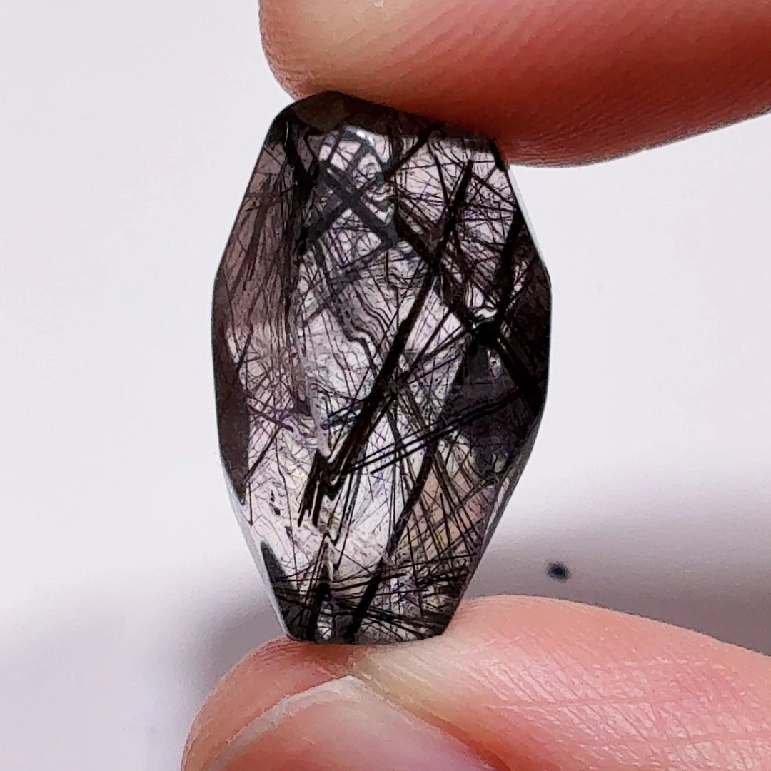 未镶嵌水晶珠宝半成品黑发晶