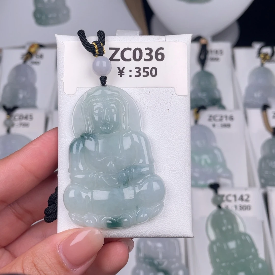 翡翠未镶嵌颈饰zc036