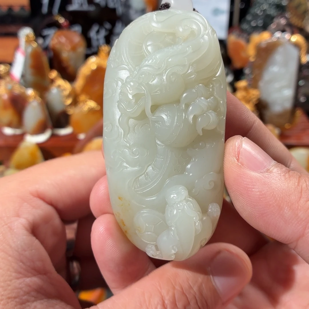 和田玉（子料）未镶嵌把件103g