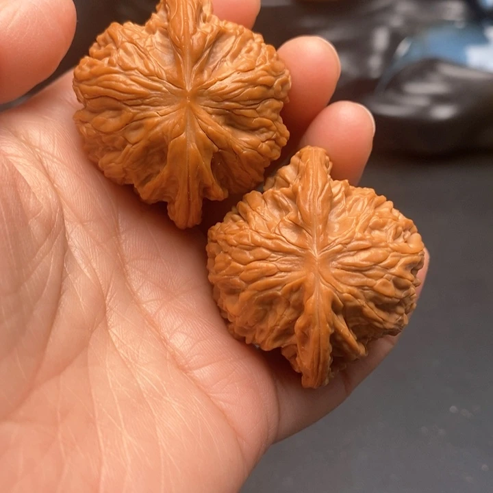 文玩核桃把件山地磨42尺