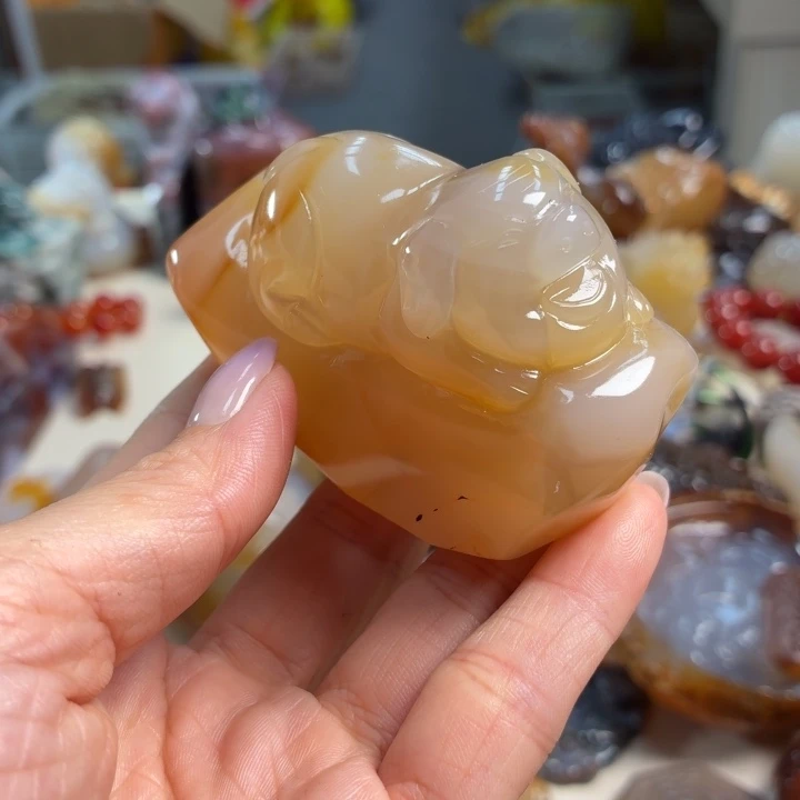 玛瑙/玉髓未镶嵌吊坠(不含链)