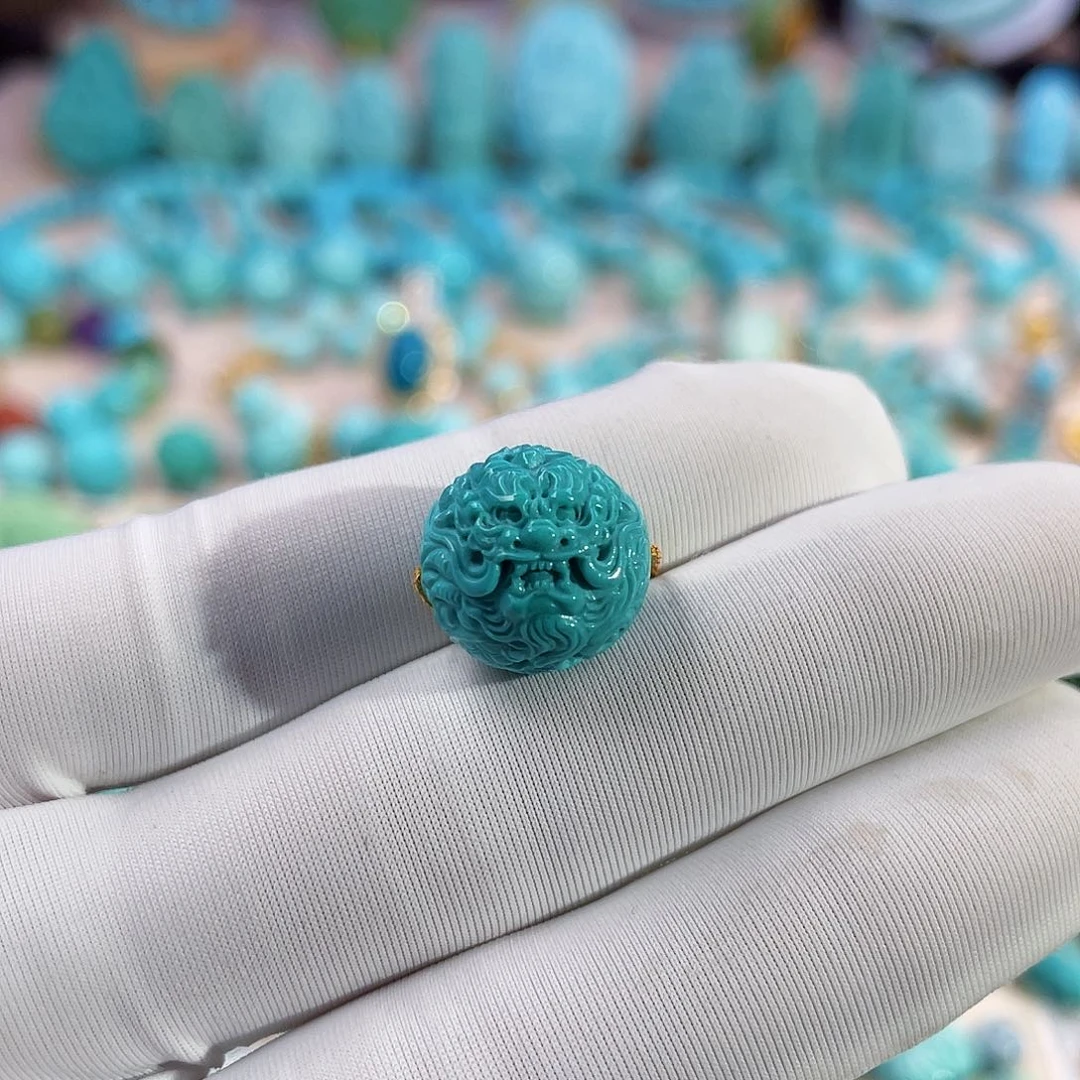 绿松石珠宝奇石未镶嵌