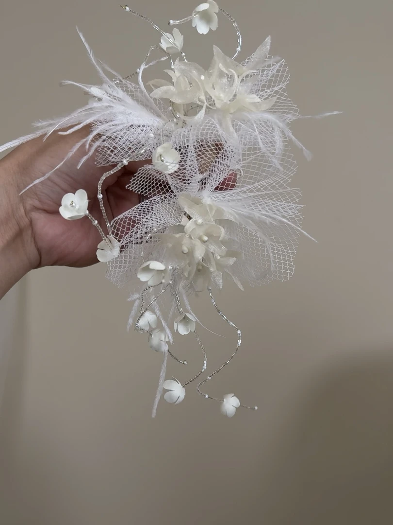 仙气手工铃兰小花侧边头饰 2支