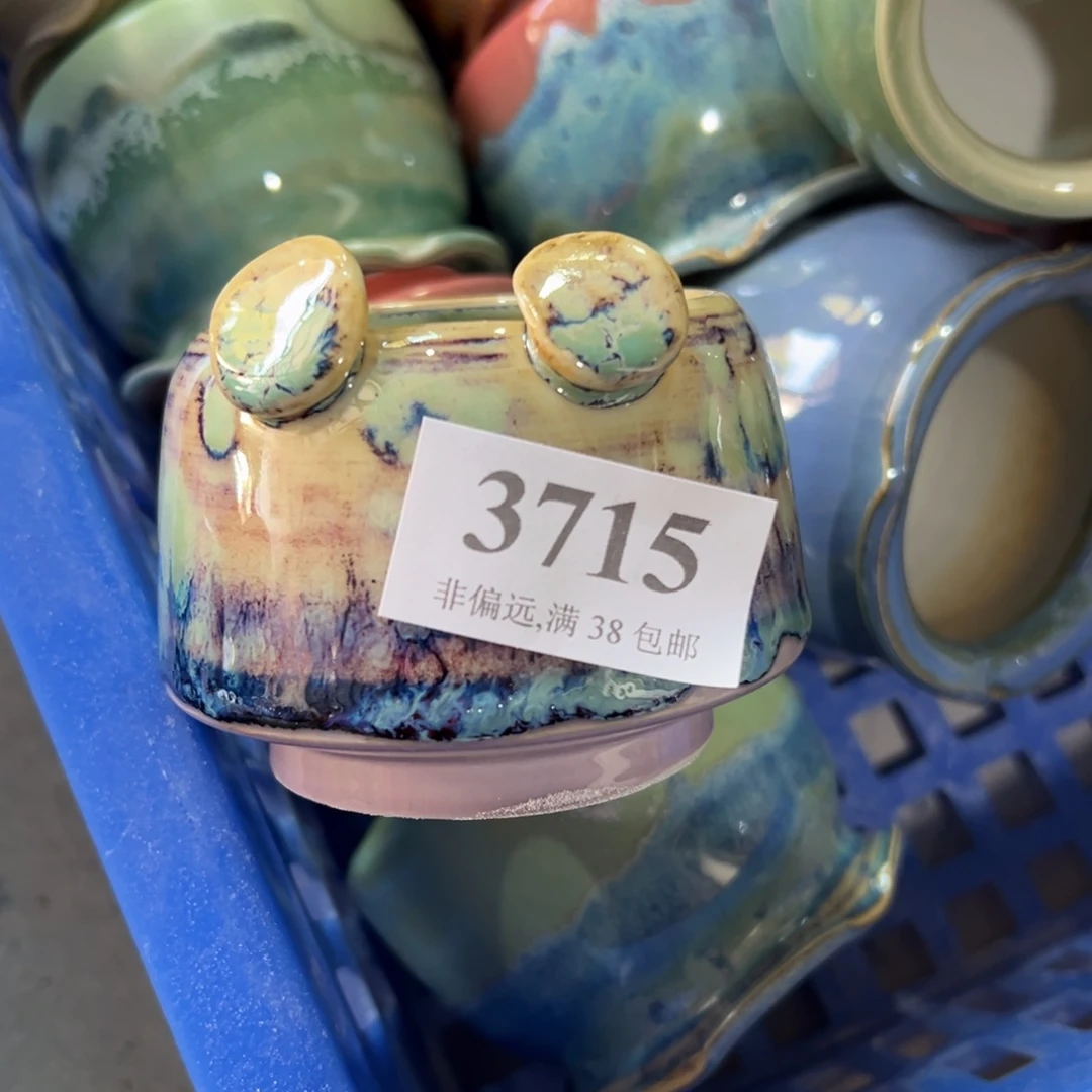 红陶景德镇手工花盆