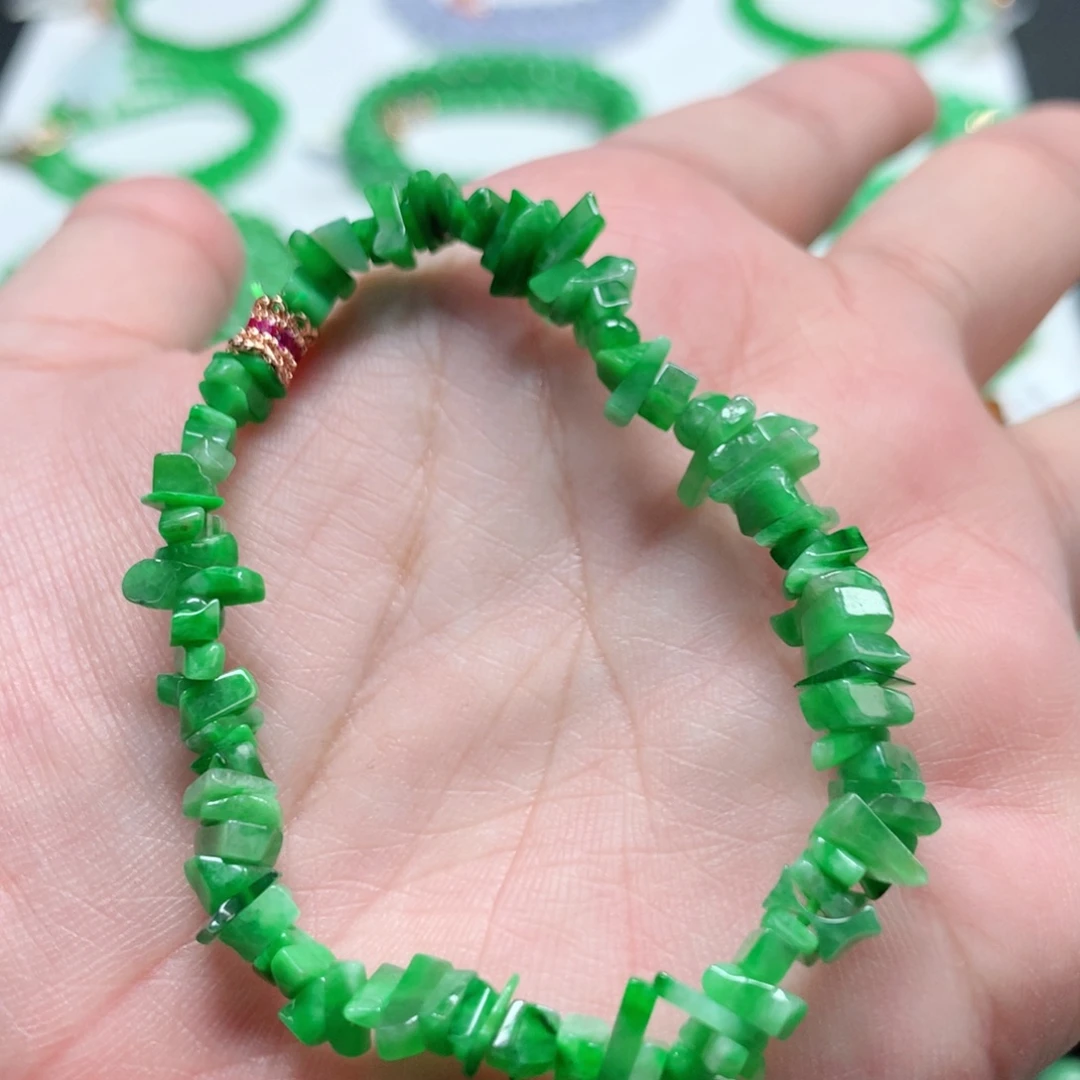 翡翠未镶嵌手链翡翠