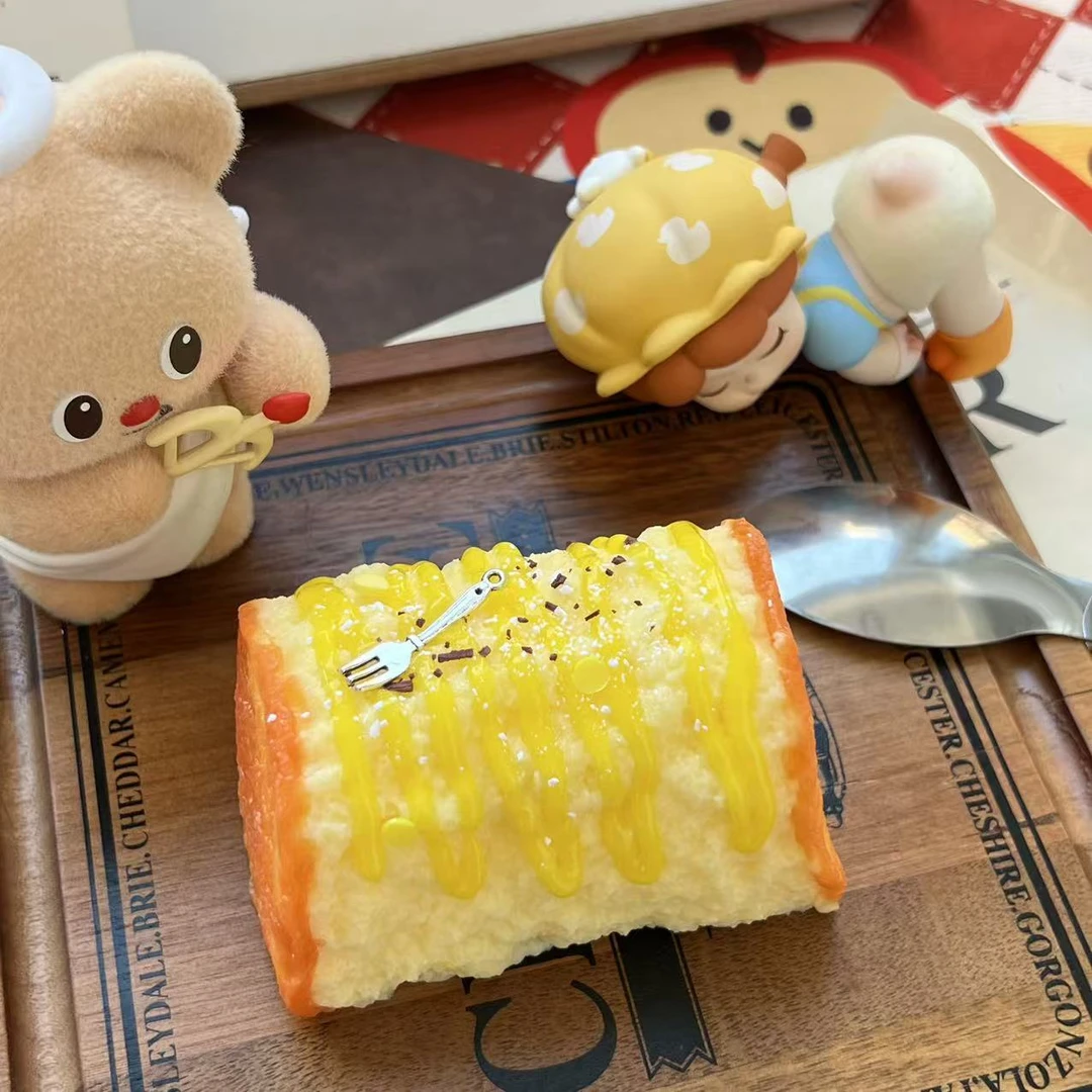双十一新品【蜂蜜手握蛋糕】喜仔yummy食物系硅胶捏捏礼物玩具