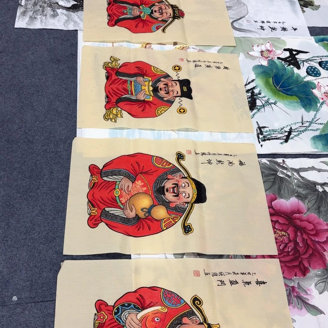 慕***兰国画68×46精品人物手绘